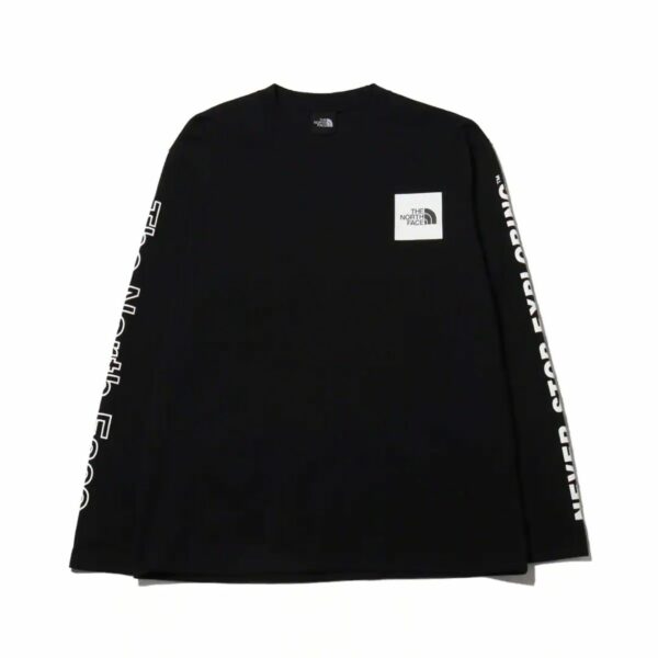 THE NORTH FACE L/S SLEEVE GRAPHIC TEE BLACK 21SS-I (M)