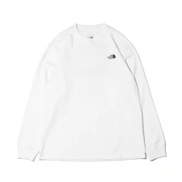 Titip-Jepang-THE-NORTH-FACE-LS-BACK-SQUARE-LOGO-TEE-ホワイト-21FW-I