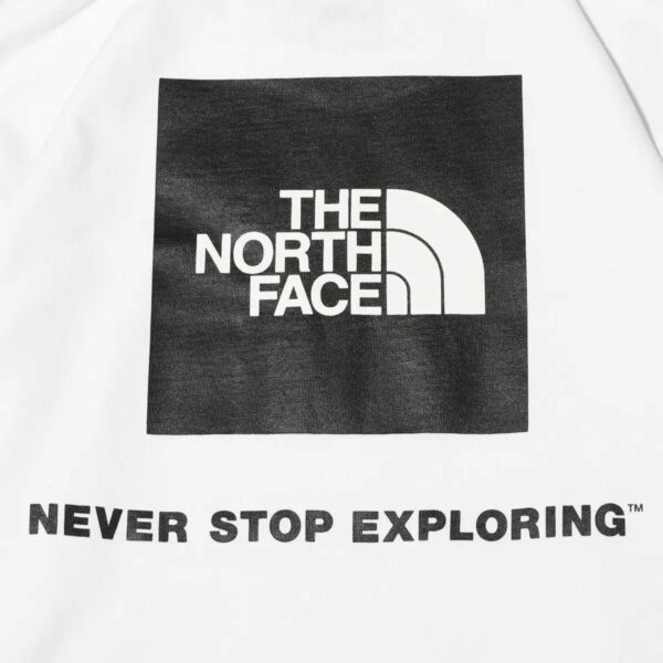 THE NORTH FACE L/S BACK SQUARE LOGO TEE ホワイト 21FW-I (L)