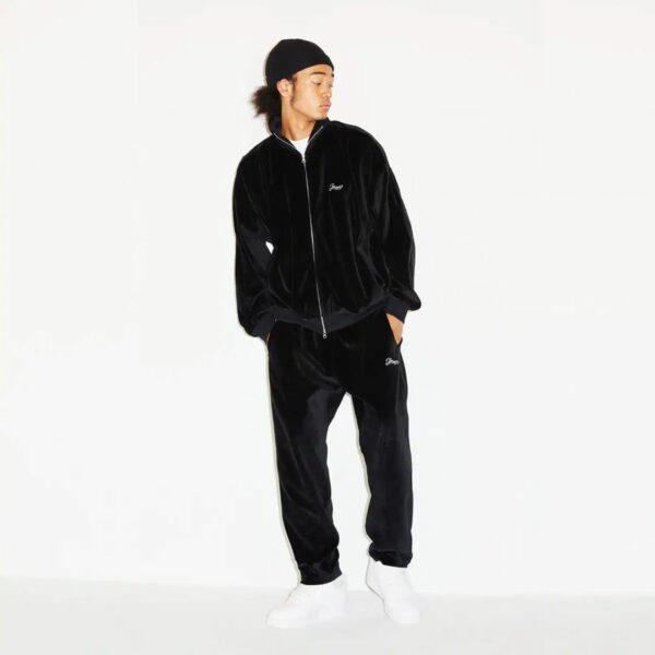 atmos VELOUR TRUCK PANTS BLACK 21FA-I (L)