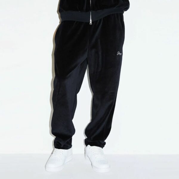 atmos VELOUR TRUCK PANTS BLACK 21FA-I (L)