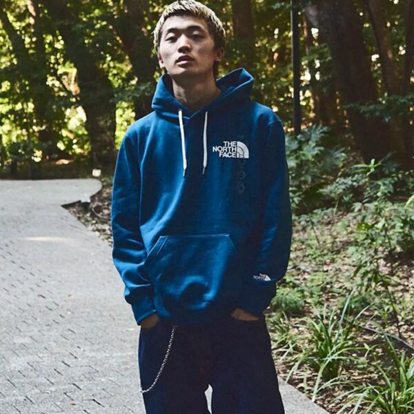 THE NORTH FACE BACK HALF DOME HOODIE モントレーブルー 21FW-I