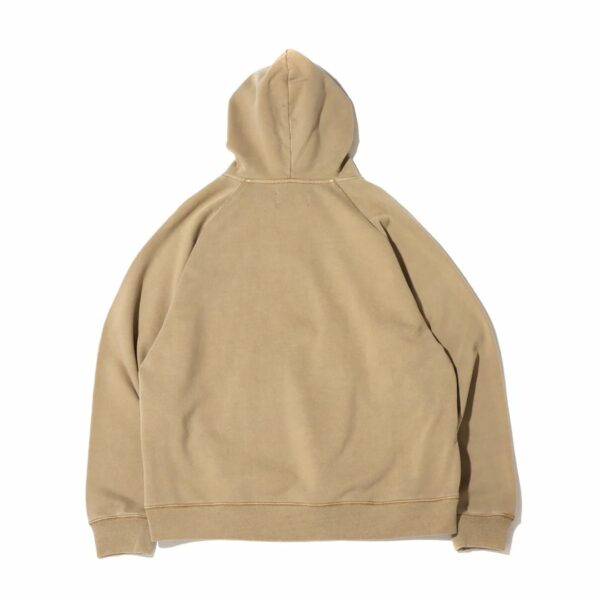 atmos OVERDYED SWEAT HOODIE BEIGE 21FA-I