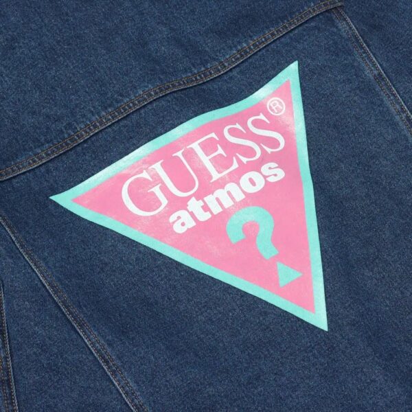 GUESS × atmos × BADMOOD DENIM JKT DARK BLUE 21SS-S