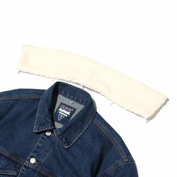 GUESS × atmos × BADMOOD DENIM JKT DARK BLUE 21SS-S