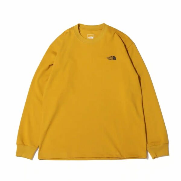 THE NORTH FACE L/S BACK SQUARE LOGO TEE アローウッドイエロー 21FW-I