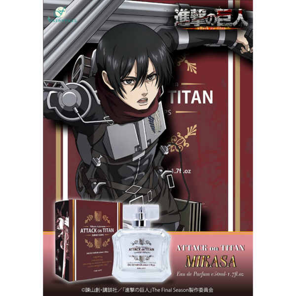 [Perfume] Attack on Titan Eau de Parfum Mikasa Ackerman 50ml