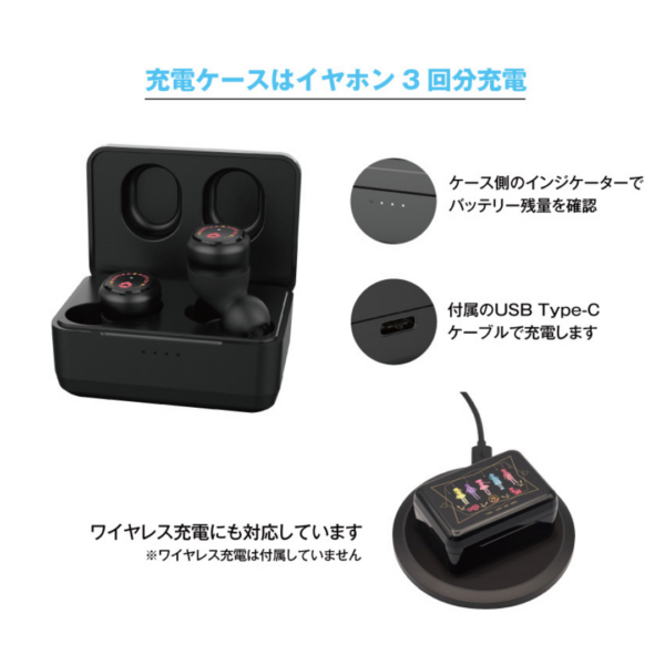 [Earphone] Wireless earphone CP-TWS01A "Puella Magi Madoka Magica" model