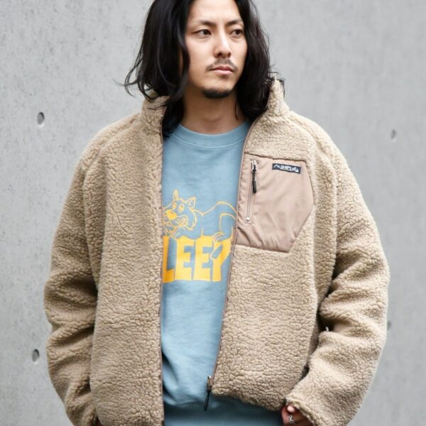 SHIPS: Big Silhouette Reversible Boa Fleece Blouson 21FW