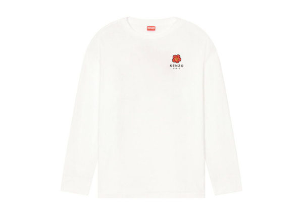 FSA-0624 TITIP JEPANG Kenzo "Bokeh Flower" Long Sleeve T-shirt Men's "Off White"