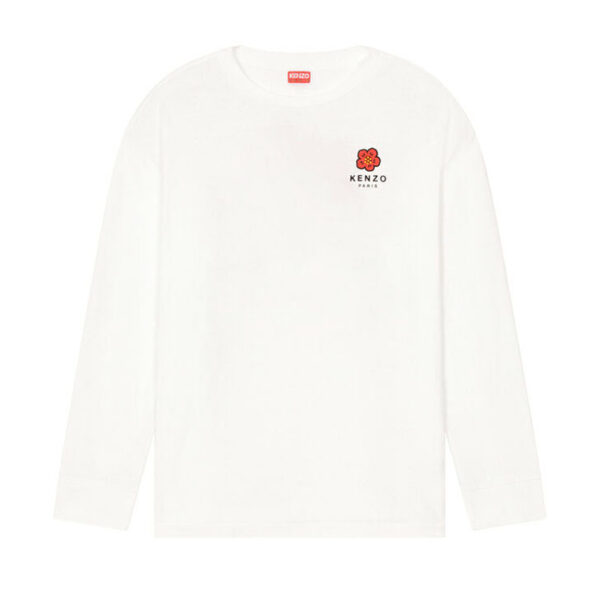 Kenzo "Bokeh Flower" Long Sleeve T-shirt Men's "Off White"