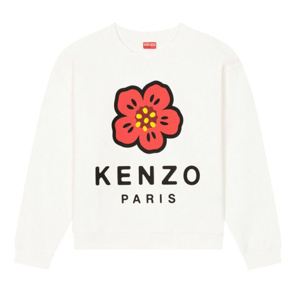 Kenzo "Bokeh Flower" Crew Neck Sweat Men's "Off White"