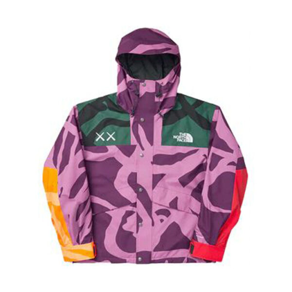 The North Face Kaws Parka Jacket "Purple Green"