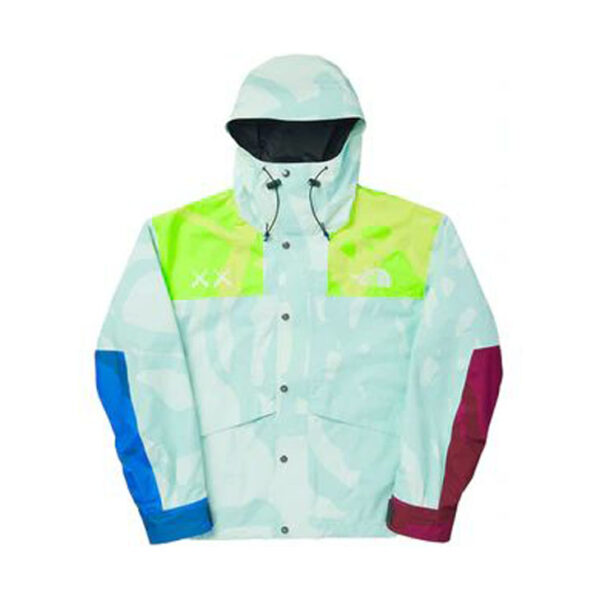 The North Face Kaws Parka Jacket "Light Blue Green"