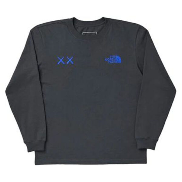 The North Face Kaws L / S Tee "Charcoal Blue"