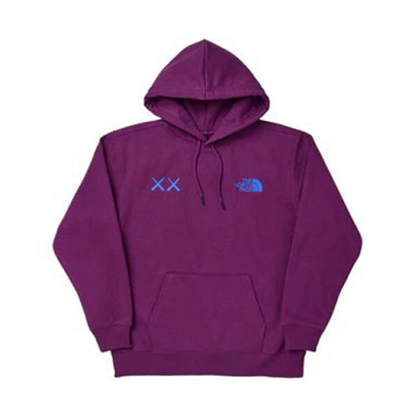 The North Face Kaws Hoodie "Purple Blue"