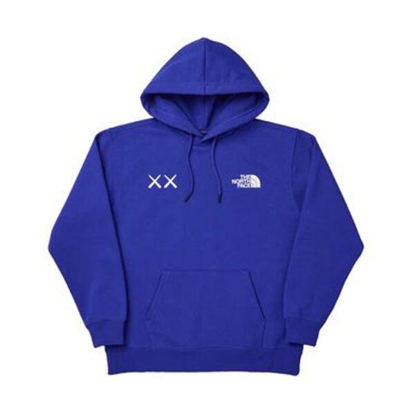 The North Face Kaws Hoodie "Blue White"