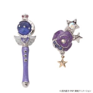 POTJ0222-615 TITIP JEPANG [Earrings] Sailor Moon x ANNA SUI Cutie Moon Rod Earrings Earrings