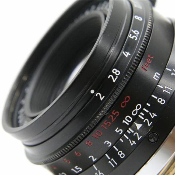 Light lens lab M 35mm F2 (8 sheets per circumference) Black paint