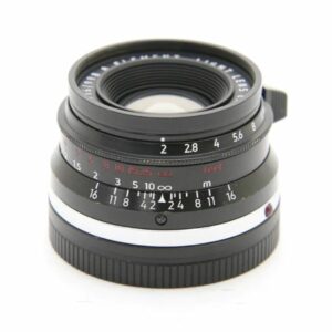 Light lens lab M 35mm F2 (8 sheets per circumference) Black paint