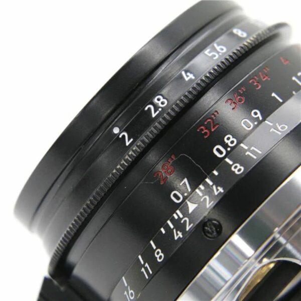 Light lens lab M 35mm F2 (8 sheets per circumference) Black paint