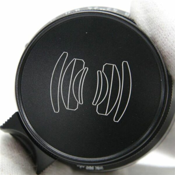 Light lens lab M 35mm F2 (8 sheets per circumference) Black paint