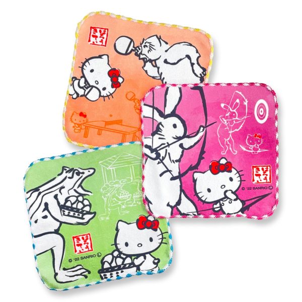 ANM-0039 TITIP JEPANG Mini Towel Set of 3 - Hot Spring Hello Kitty