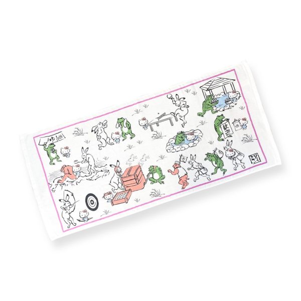 ANM-0040 TITIP JEPANG Japanese-style Towel - Hot Spring Hello Kitty