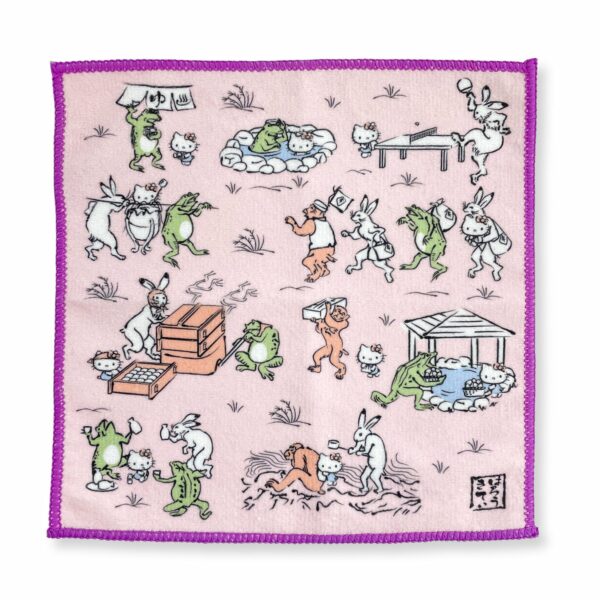 Hand Towel - Hot Spring Hello Kitty