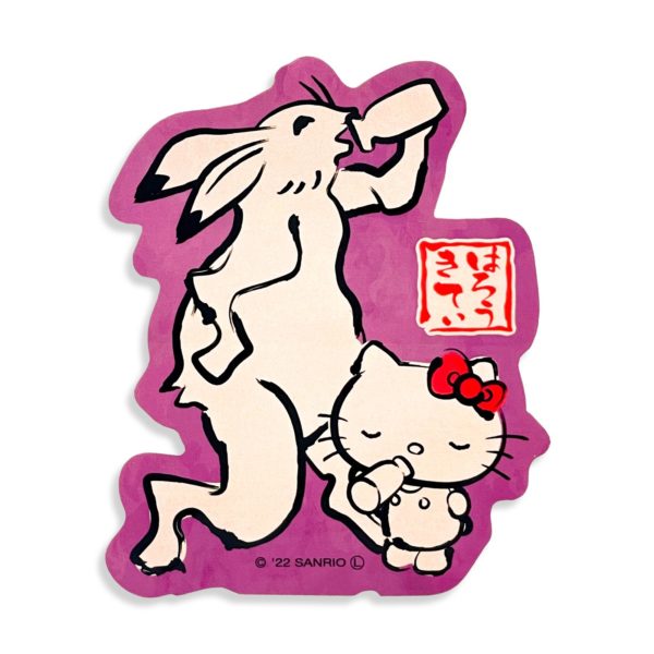 ANM-0046 TITIP JEPANG Stickers (The Rabbit) - Hot Spring Hello Kitty