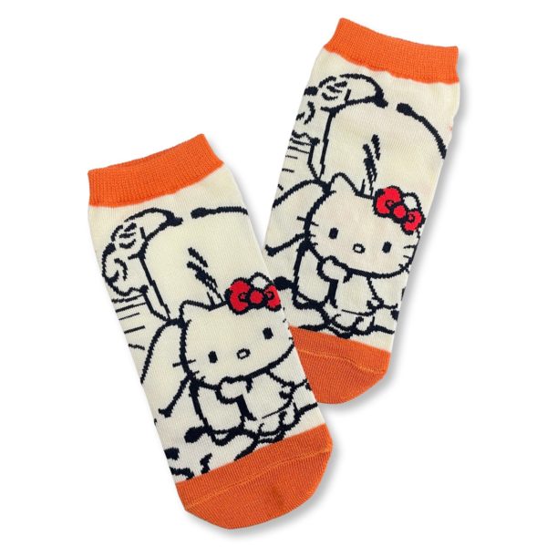ANM-0051 TITIP JEPANG Socks (The Monkey) - Hot Spring Hello Kitty