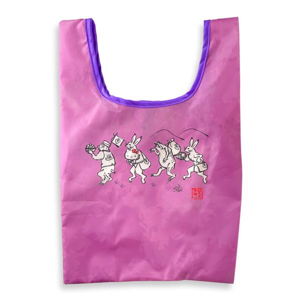 ANM-0054 TITIP JEPANG Eco Bag Purple - Hot Spring Hello Kitty