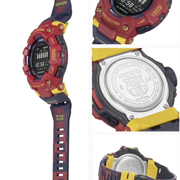 Casio G-SQUAD GBD-100 Barcelona Matchday (LIMITED)