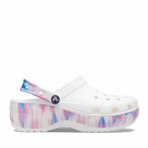 Crocs Classic Platform Dream Clog W White/Multi