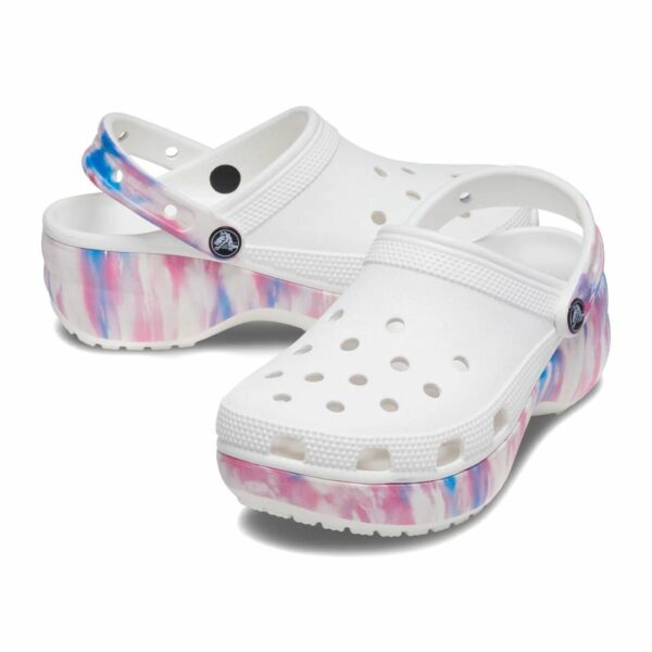 Crocs Classic Platform Dream Clog W White/Multi