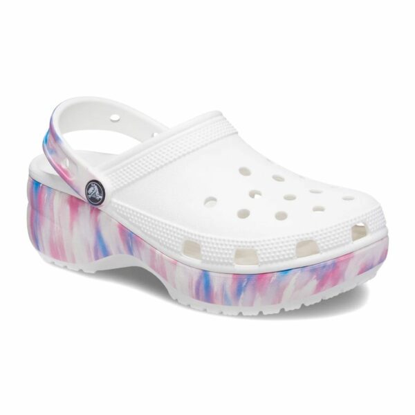 Crocs Classic Platform Dream Clog W White/Multi