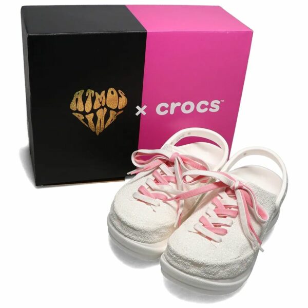 Atmos Pink X Crocs Classic Bae Clog W White