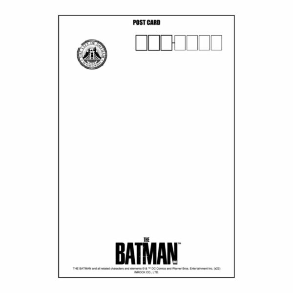 THE BATMAN Metallic Post Card