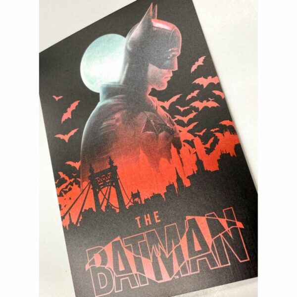 THE BATMAN Metallic Post Card