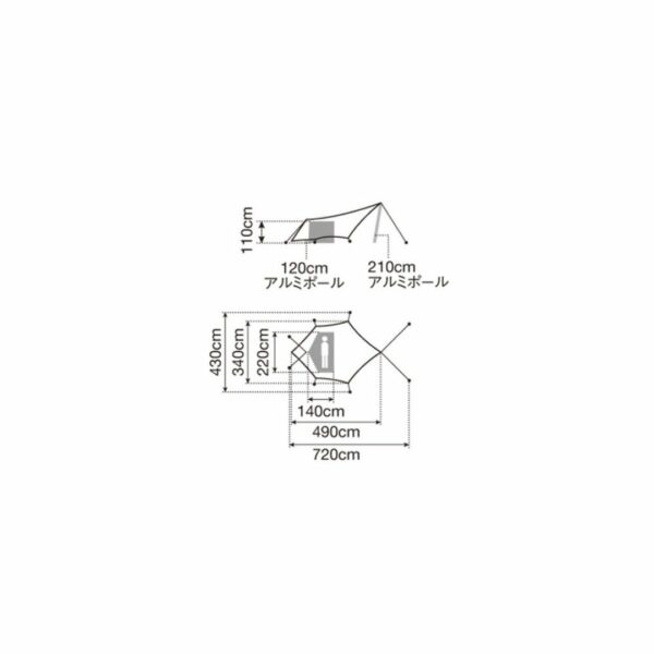 Snow Peak Tent Hexaise 1