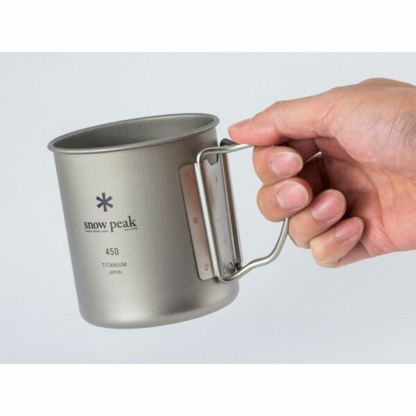 Snow Peak Titanium single mug 450