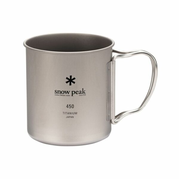 Snow Peak Titanium single mug 450