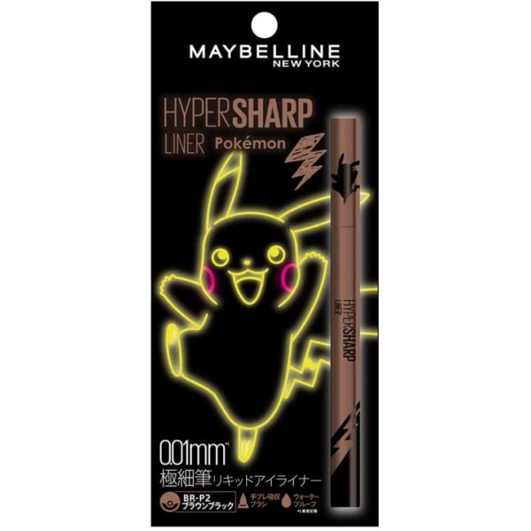 Titip-Jepang-Eyeliner-Pokemon-x-Maybelline-Maybelline-Hyper-Sharp-Liner-R-BR-P2-Brown-Black