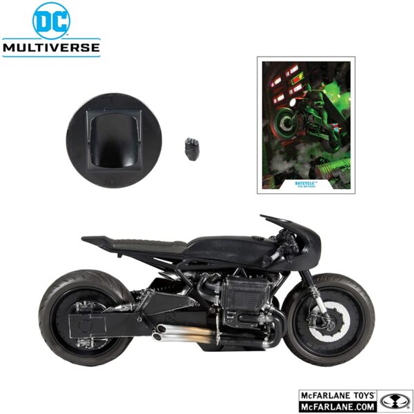 DC Multiverse The Batman - Vehicle Bat Cycle Black