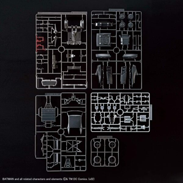 BANDAI SPIRITS 1/35 SCALE BATMOBILE (The Batman Ver.) Color Coded Plastic Model