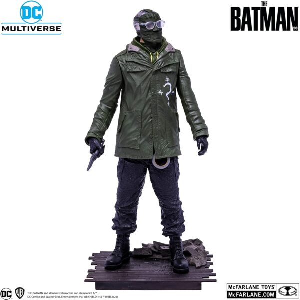 DC Multiverse The Batman - Riddler 12" Posed Statue Green