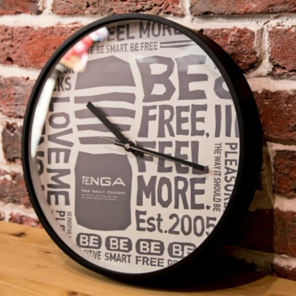 TENGA WALL CLOCK [Typography]