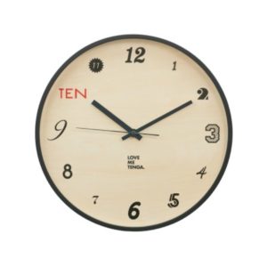 Titip-Jepang-TENGA-WALL-CLOCK-TEN-oclock