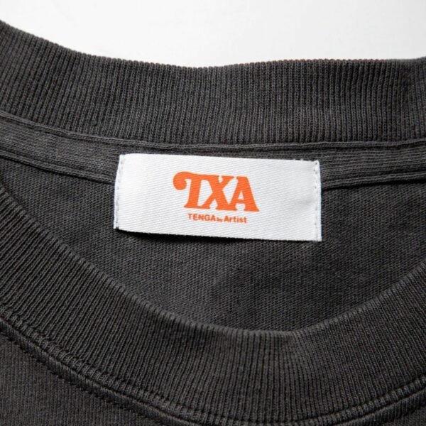 TXA Gakiya rank short-sleeved T-shirt charcoal