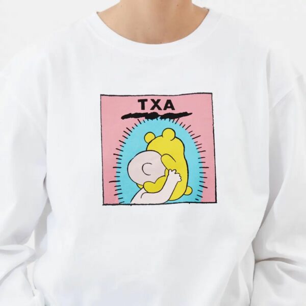 TXA Gakiya position long-sleeved T-shirt white